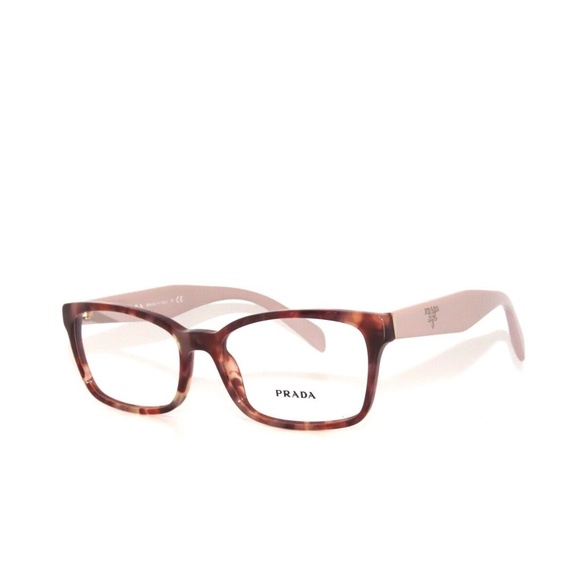 Prada 18T 18 UE0-1O1 53 Pink Havana Eyeglasses - Picture 1 of 5